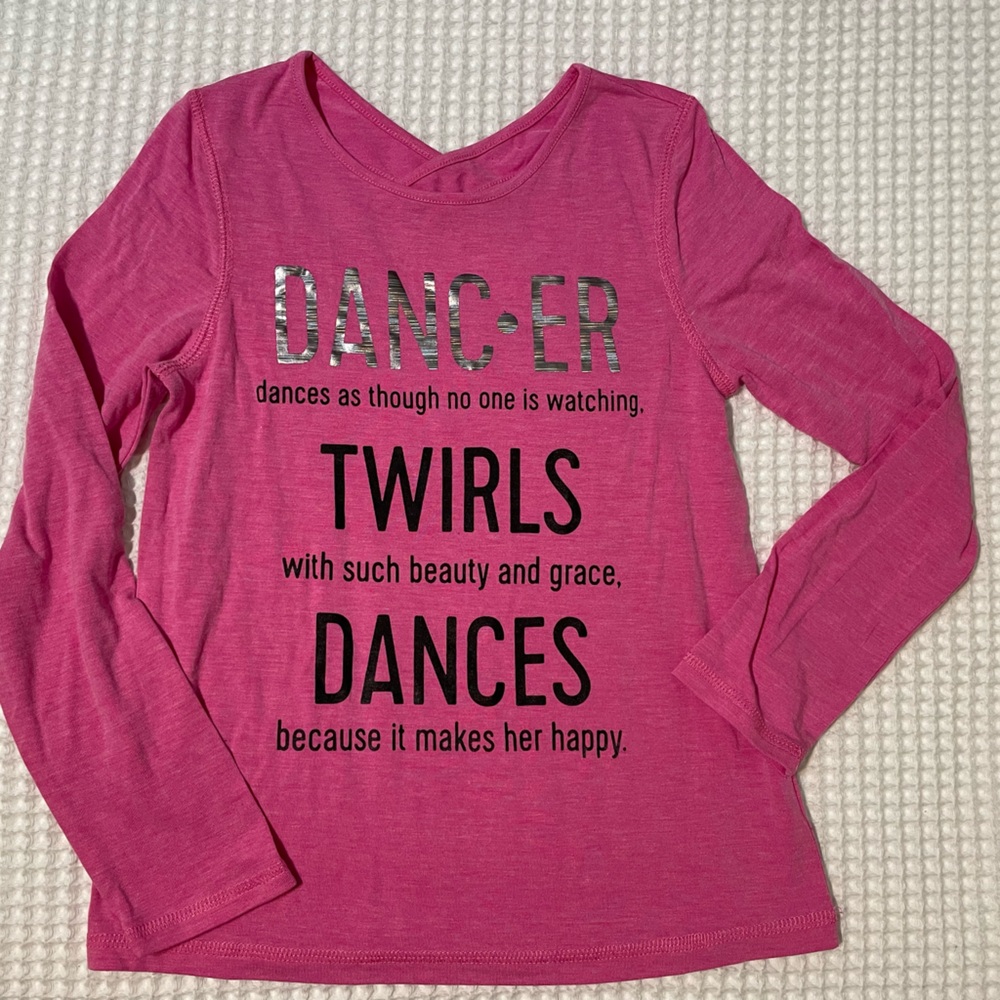 Pink Long Sleeve Dancer Top